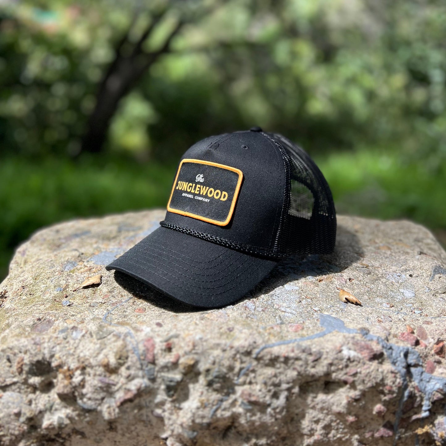 Junglewood Patch Hat - Black