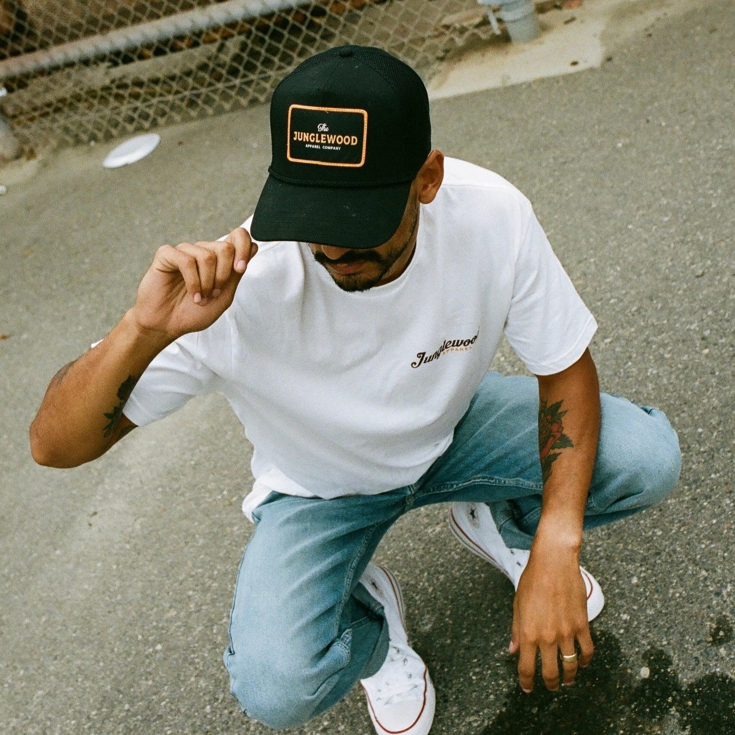 Junglewood Patch Hat - Black