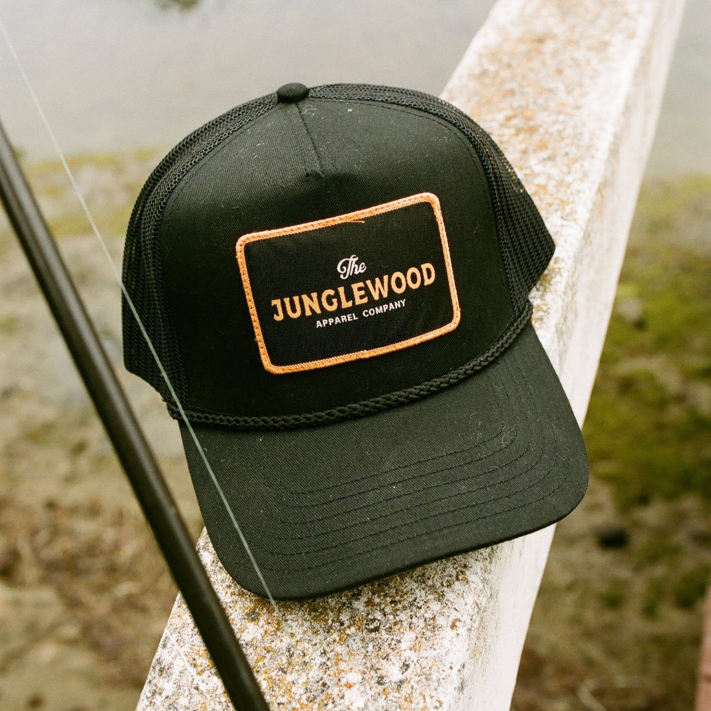 Junglewood Patch Hat - Black